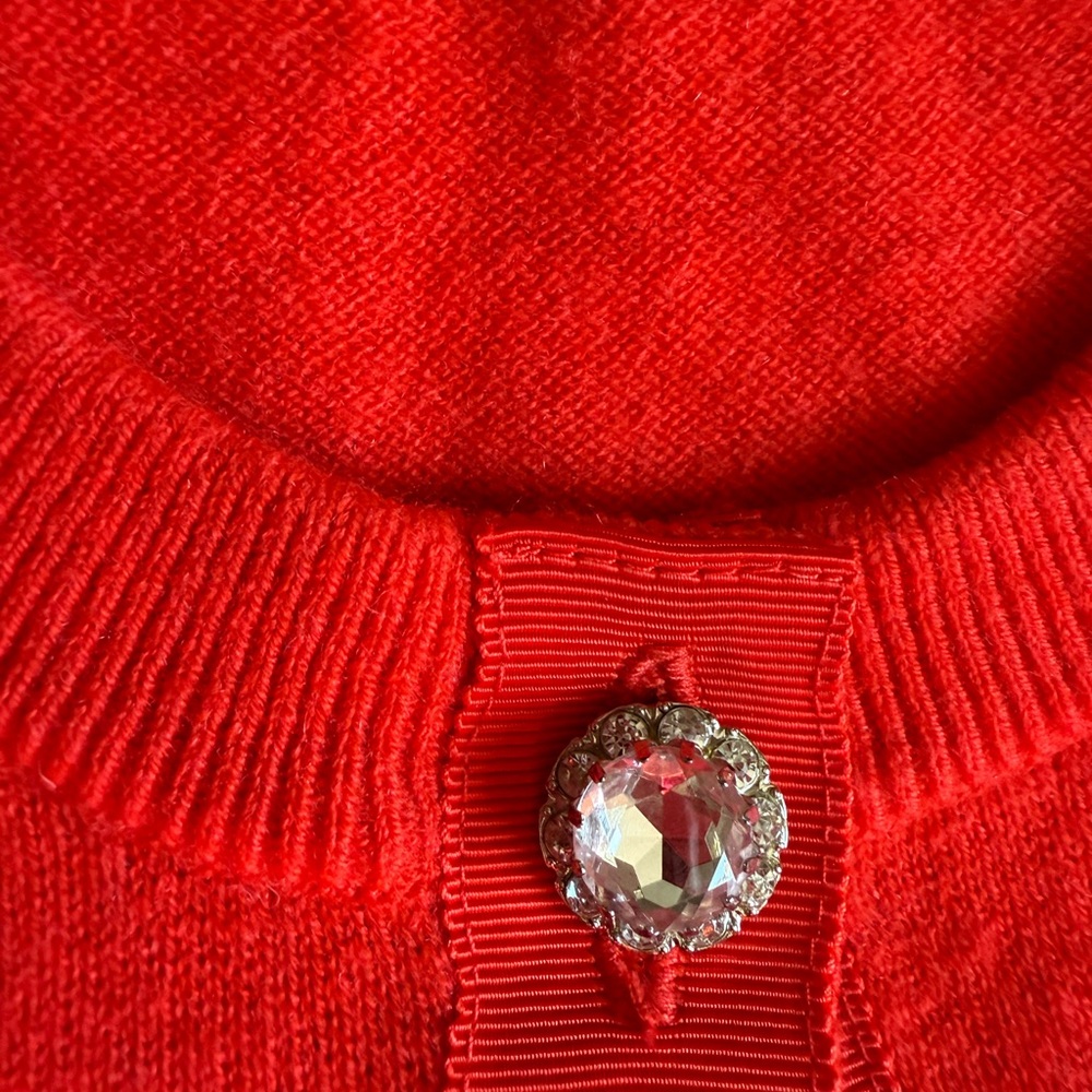 Kate Spade Sweater with Jewel buttons